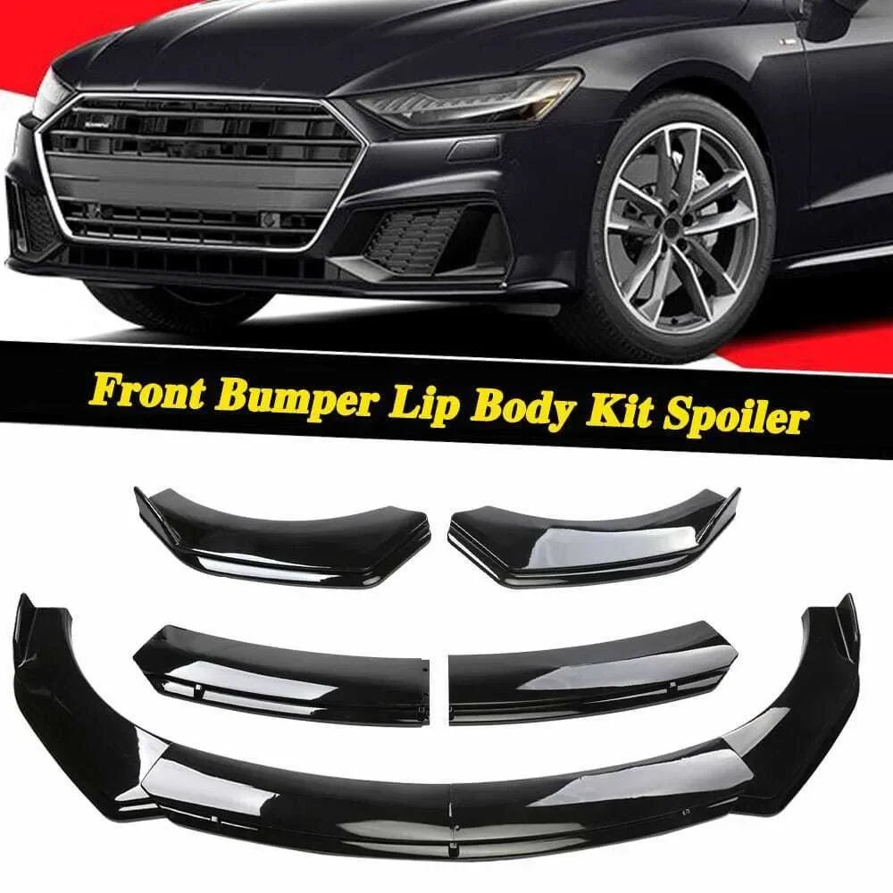 

For Nissan 370Z 2009-2021 Front Bumper Lip Spoiler Splitter Body Kit Gloss Black United States