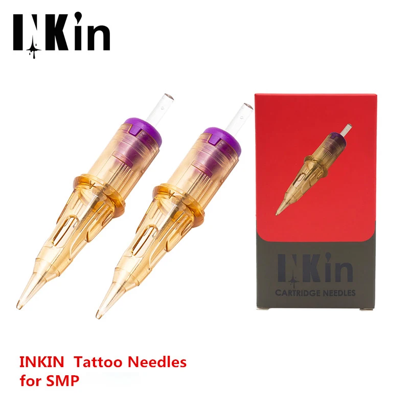 EZ INKIN SMP Cartridge Tattoo Needles Micropigmentation Permanent Make-Up Eyebrows Eyeliner Lips Microblading 20 Pcs/Lot