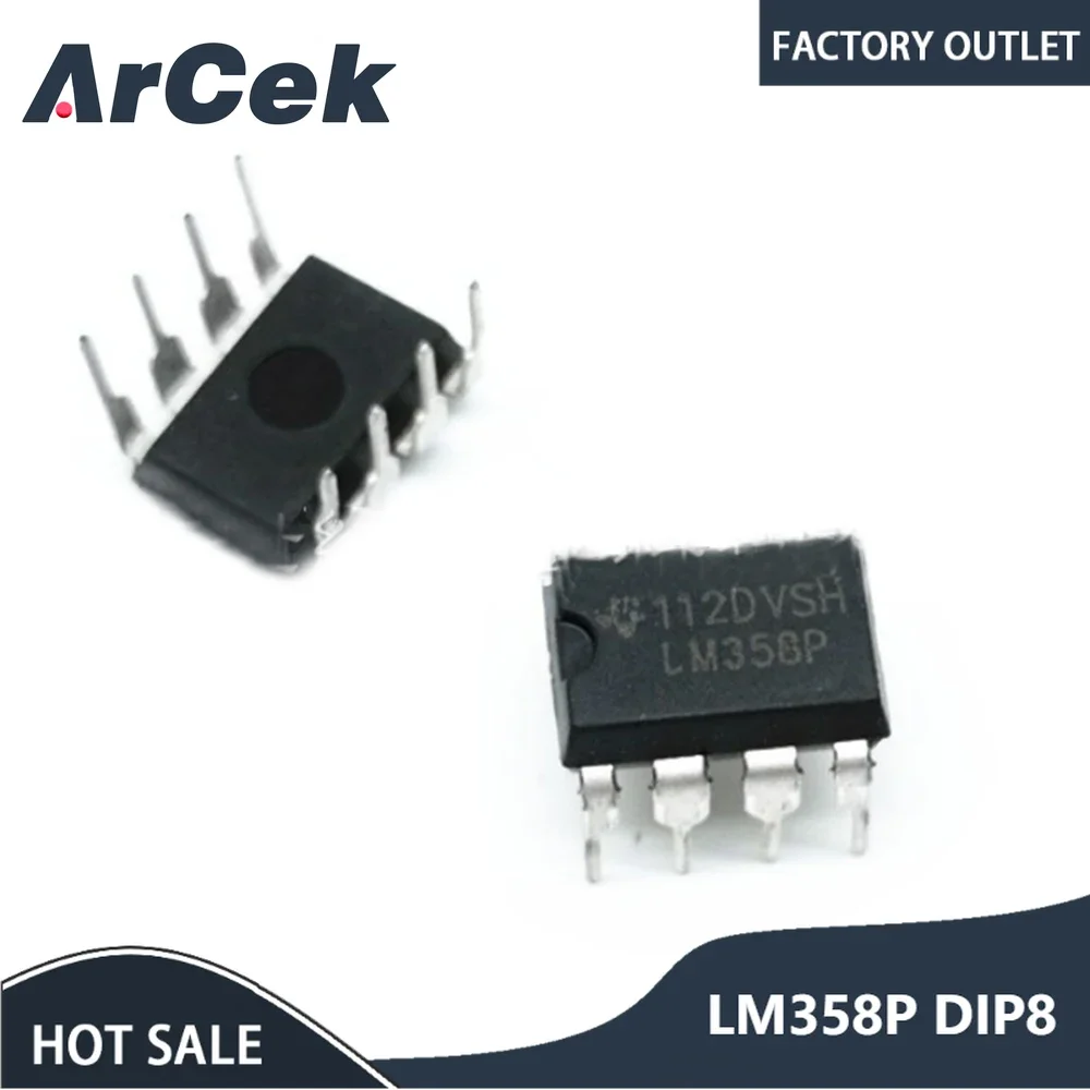 Circuits intégrés, LM358, LM358N, LM358P, DIP8, 10 pièces