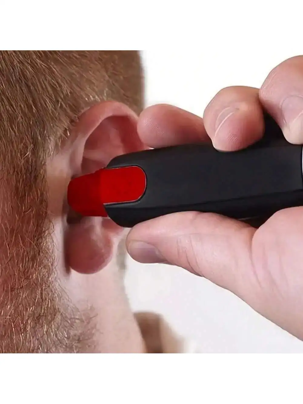 1PC electric nose hair trimmer, professional painless nose and ear hair trimmer for men and women, waterproof stainless steel he