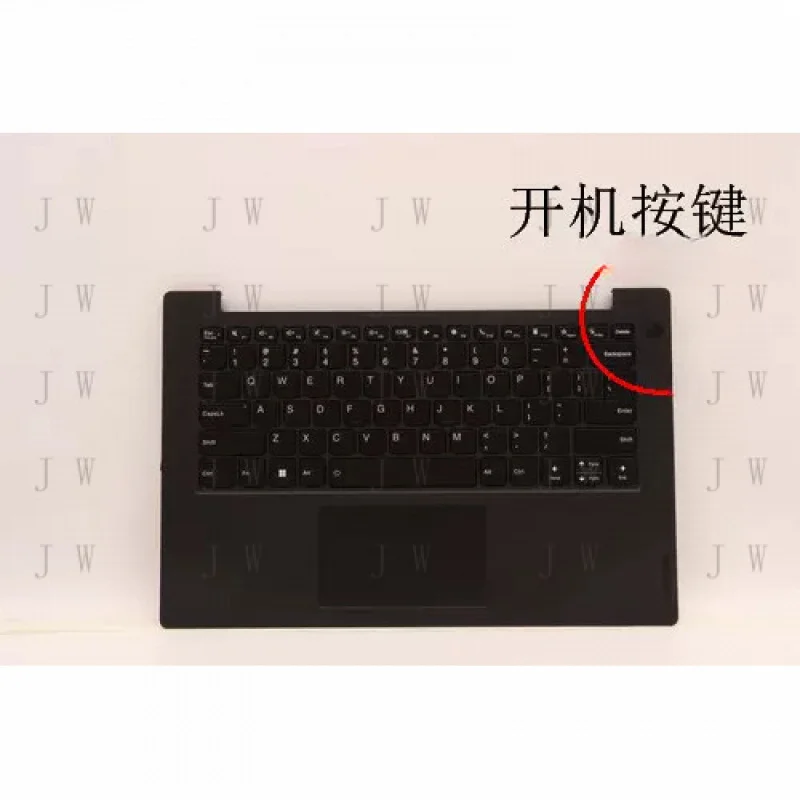 

DDZ Handauflage with Keyboard for Lenovo K14 Gen 1 2022 Power/Fingerprint Button