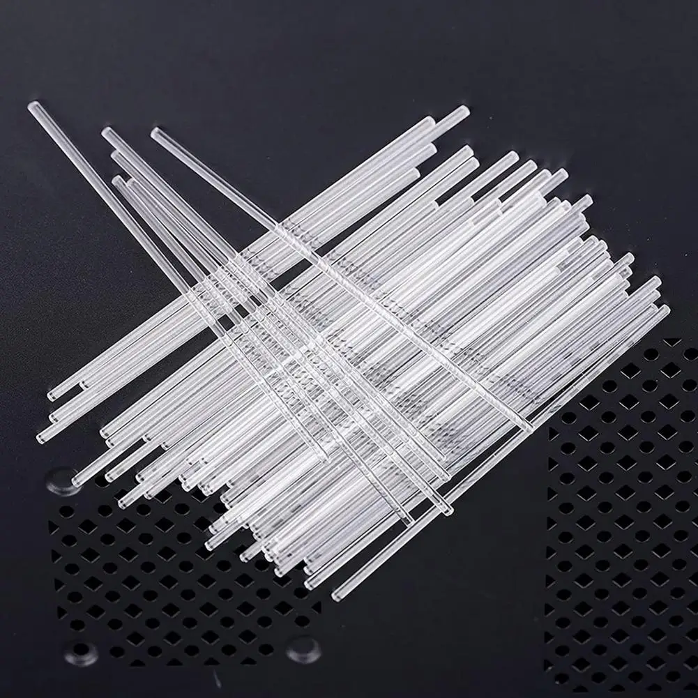 

Acrylic Plant Stakes Plant Support Sticks 50pcs Reusable Transparent Acrylic Candy Sticks Food Grade Bpa Free for Party