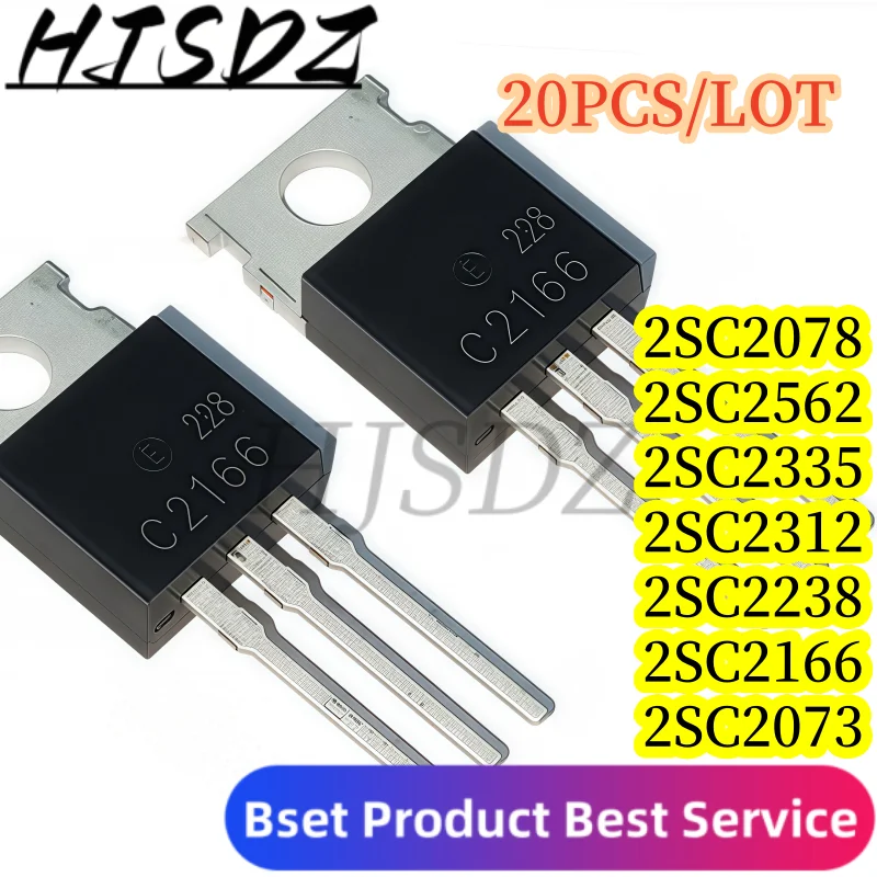 【20PCS/LOT 】 2SC2078 2SC2562 2SC2335 2SC2312 2SC2238 2SC2166 2SC2073 TO-220 transistors - Gine original In stock