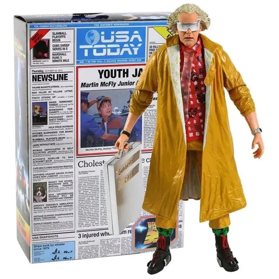 Back to the Future 2 Ultimate Doc Brown (2015) 7 inches Action Figur Toy Gifts Collection Toys