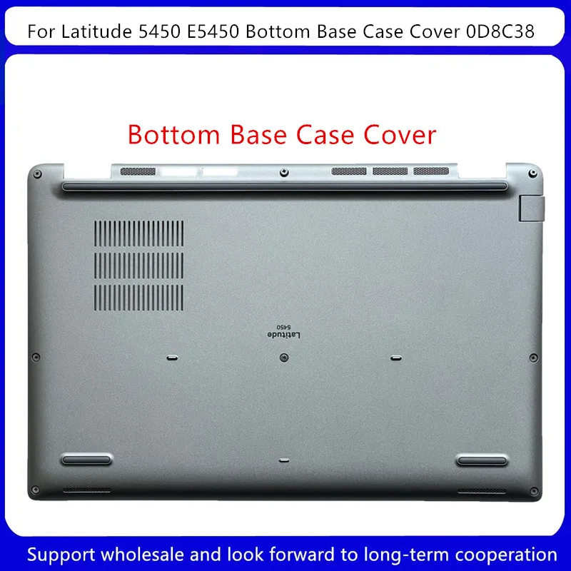 

New For Dell Latitude 5450 E5450 Bottom Base Case Cover 0D8C38 Silver