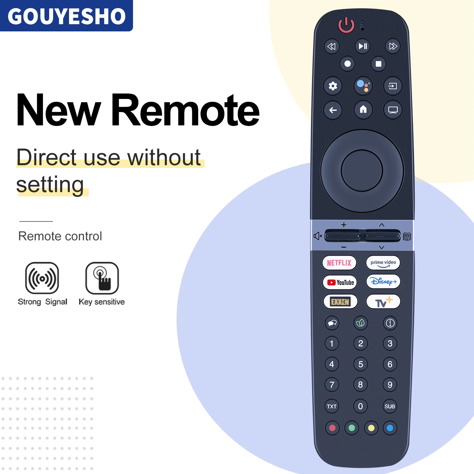 

New Foe Grundig Arcelik Beko vs2187r Smart TV Remote Control