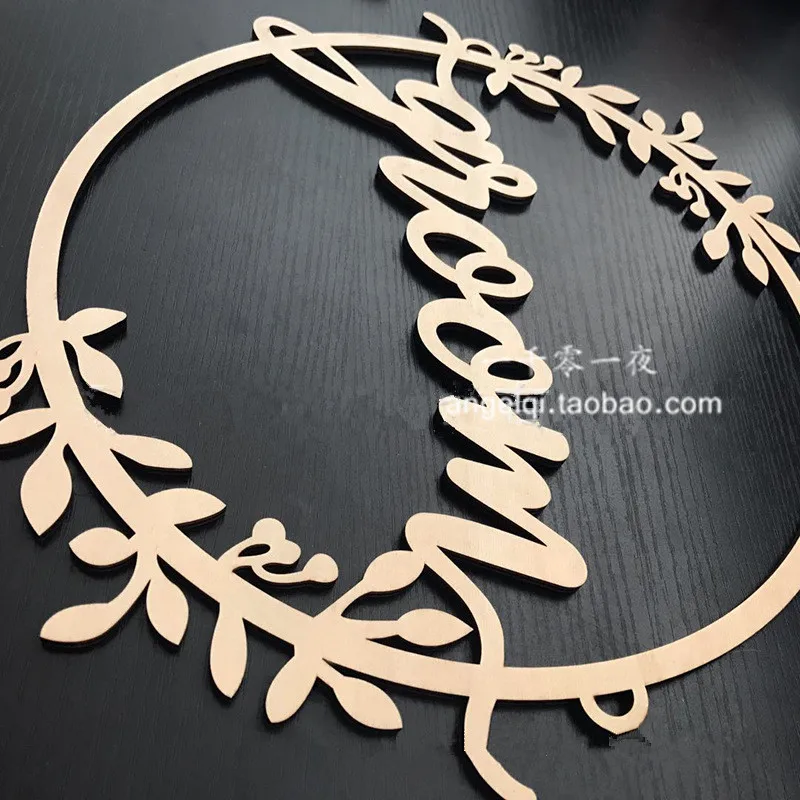 Wedding decoration groom and bride chair back decoration room arrangement photo shooting props