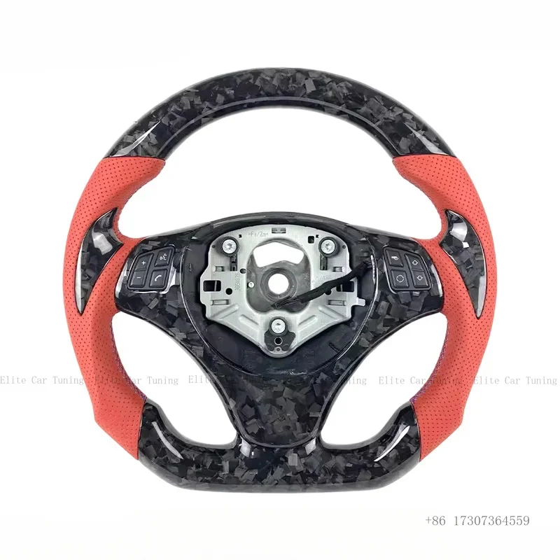 

Forged Carbon Fiber Steering Wheel for BMW E84 E70 E71 X1 X5 E81 E82 E87 E88 E90 E91 E92 E93 X6 Interior Accessories Upgrade