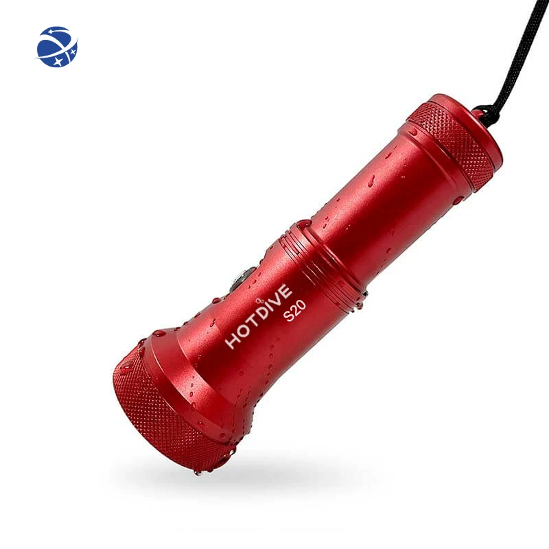 Equipo de buceo LED de 2000 lúmenes, linterna subacuática, antorcha de buceo recargable profesional