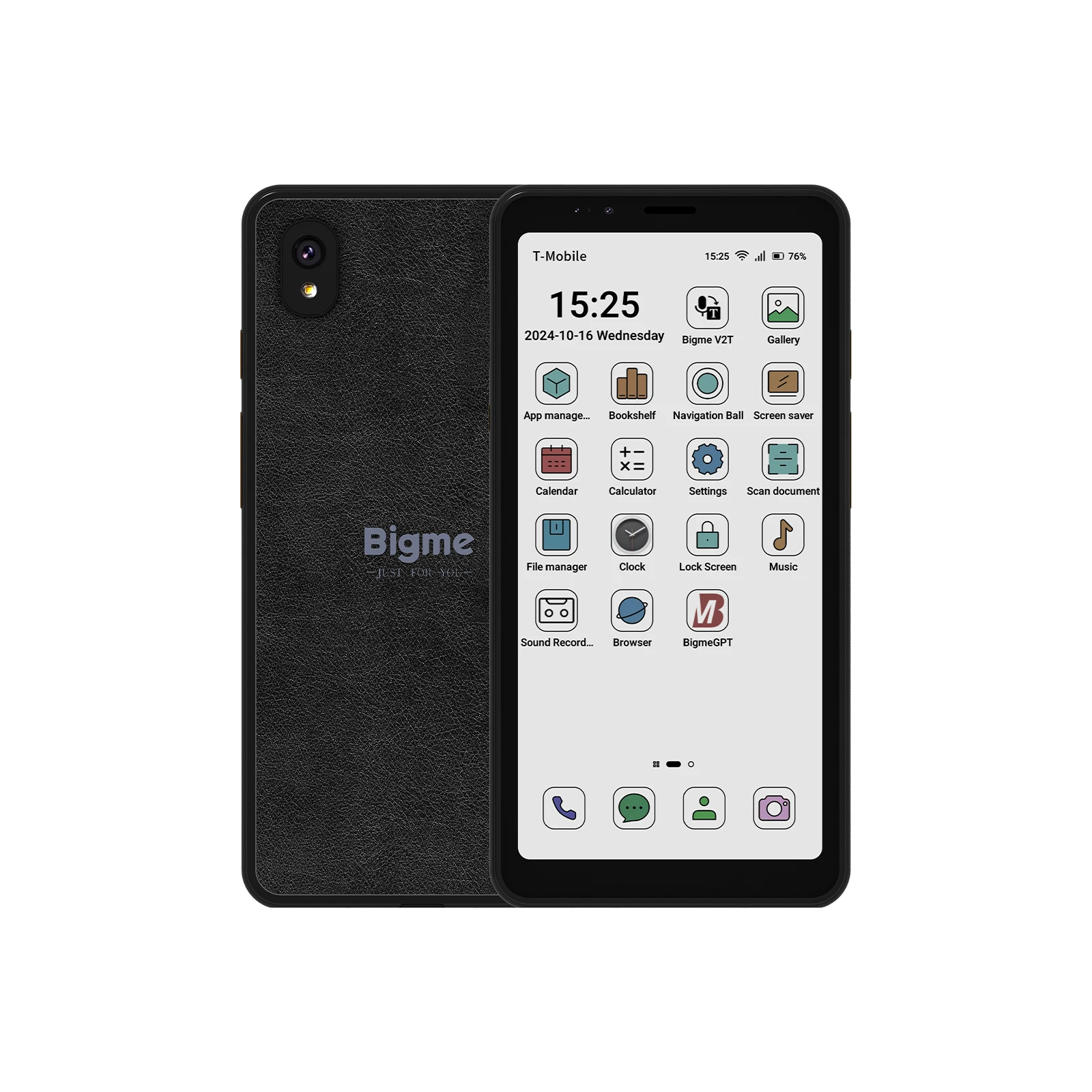 BIGME Hibreak Lector de libros electrónicos de tinta electrónica de 5,84 pulgadas, luz frontal cálida y fría de 36 niveles, 6 GB + 128 GB, sistema abierto Android 11, compatible con Google Play