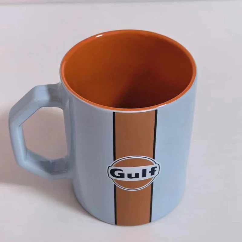 Gulf Petroleum Cultuur-thema keramische mok Creatief festivalcadeau voor Kerstmis Handgemaakte speelgoedfiguur Collectible Item Gift