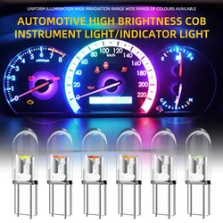 T5 W3W LED Instrument Light W3W W1.2W LED Bulbs COB Chip Car Interior Lamp Wedge Dashboard Warming Indicator