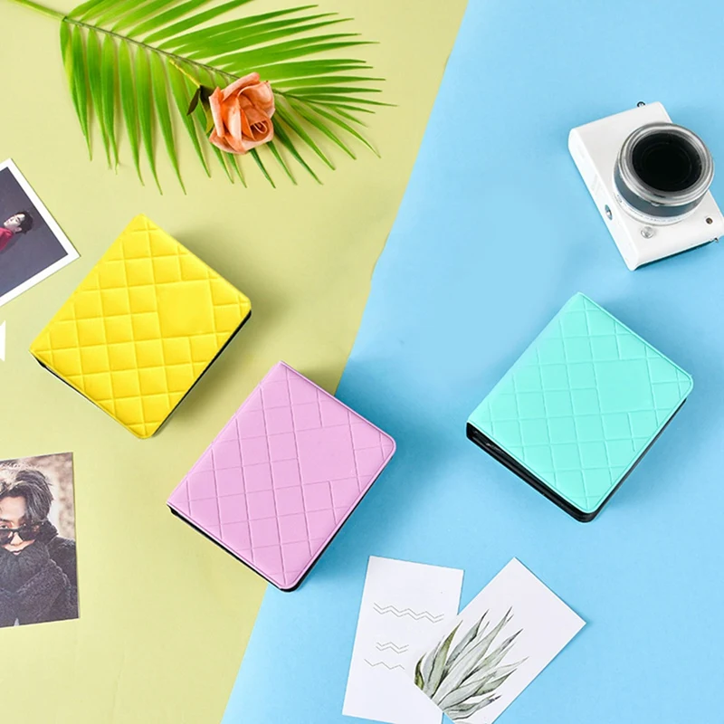 32-Pocket Mini Photo Album For Fujifilm Instax Mini, 3-Inch Instant Film - Patterned Album For Photo Storage