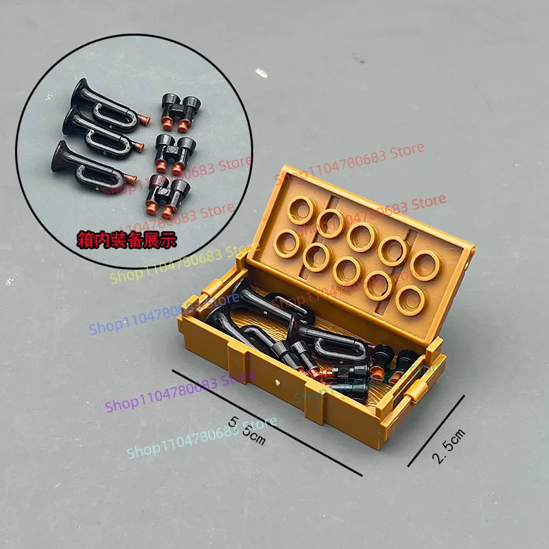 Klocki konstrukcyjne MOC Mini Figurka II Wojny Światowej Wojskowy Pojemnik Transportowy Akcesoria Model do Składania Dekoracja Ekspozycyjna Zabawka Prezent Hobby Kolekcjonerski