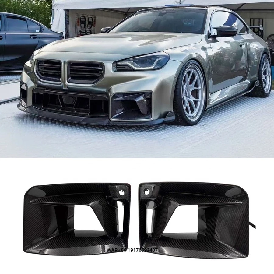 

TRE Style Carbon Fiber Front Vent Cover forBMW G87 M2 Coupe 2023+ Front Bumper Air Intake Vents Cover Car Bodykit