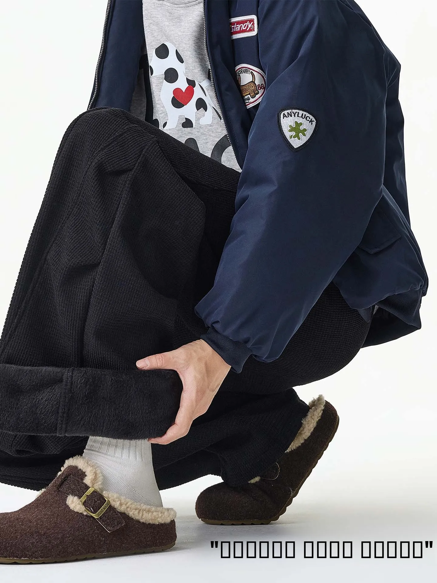 

Мужские зимние повседневные брюки с вафельным узором, на флисовой подкладке, теплые, комфортные, свободные, прямые, широкие штанины