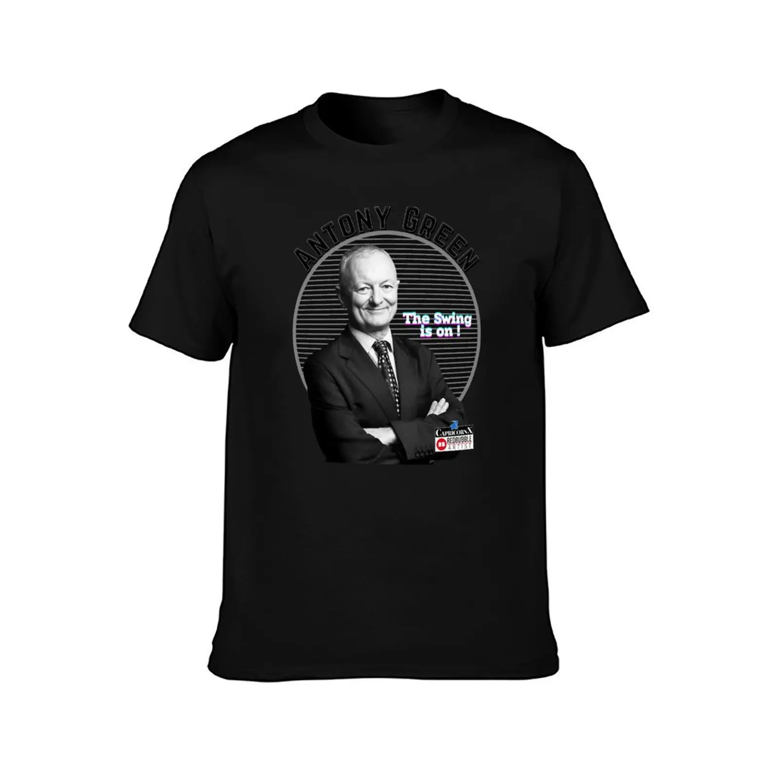 Antony Green T-Shirt Casual Pattern Print Tee Shirt T-Shirt