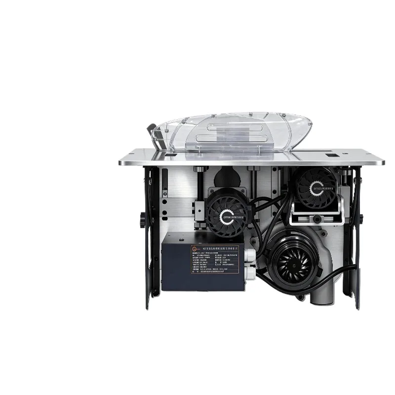 Precision panel saw all-in-one machine, multi-functional push table saw brushless saw head