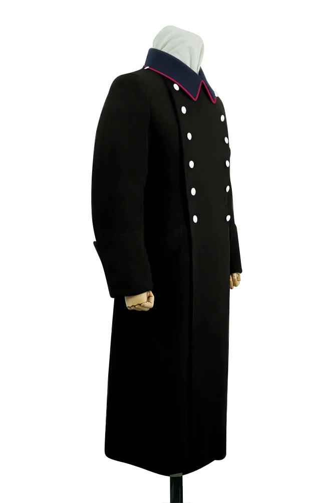 GUGM-008 wwii deutsche feuer polizei schwarz wolle great coat