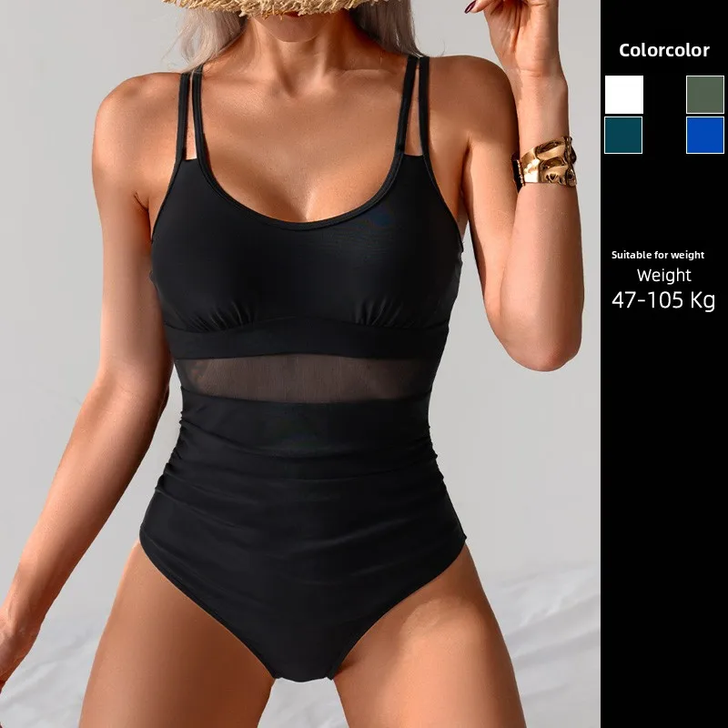 

Новый премиум-купальник-монокини для полных фигур, популярный, облегающий, с эффектом коррекции фигуры