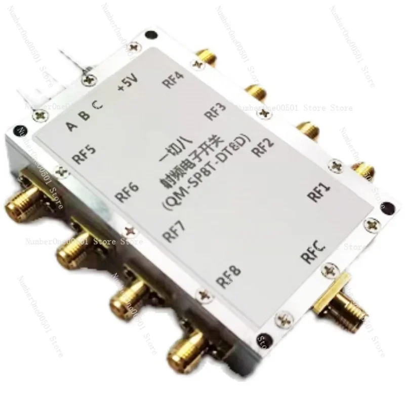

DC-8GHz SP8T RF Switch Single Pole Eight Throw 8-Way RF Multiplexer for Signal Routing