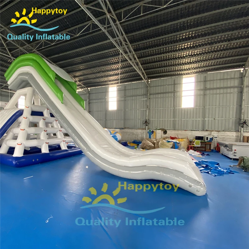 Free Fall Inflatable Boat Dock Slide/ Super Yacht Water Toys/ Inflatable Water Yacht Slide