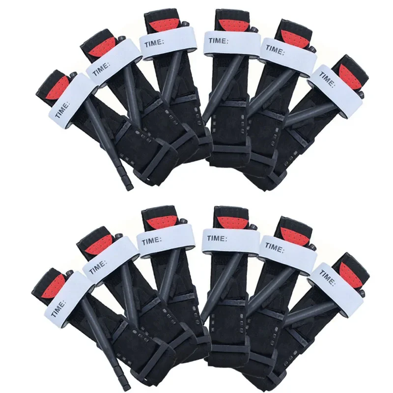 12 Pcs Emergency Tourniquet Outdoor Portable First Aid Quick Slow Release Tourniquets CAT Medical Tactical Equipment 65/75/95CM