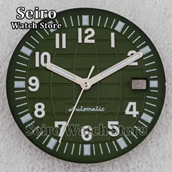 32MM NH35 Dial Green Luminous Watch Hands Needles Pointers for AQUANAUT Nautilus NH36 Movement Modification Accessories Parts