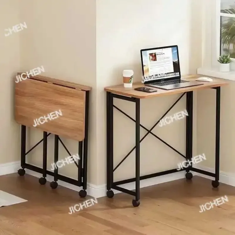 

Домашний складной стол Портативная модель для небольшой квартиры Стол без установки Складная съемная прямоугольная компактная модель