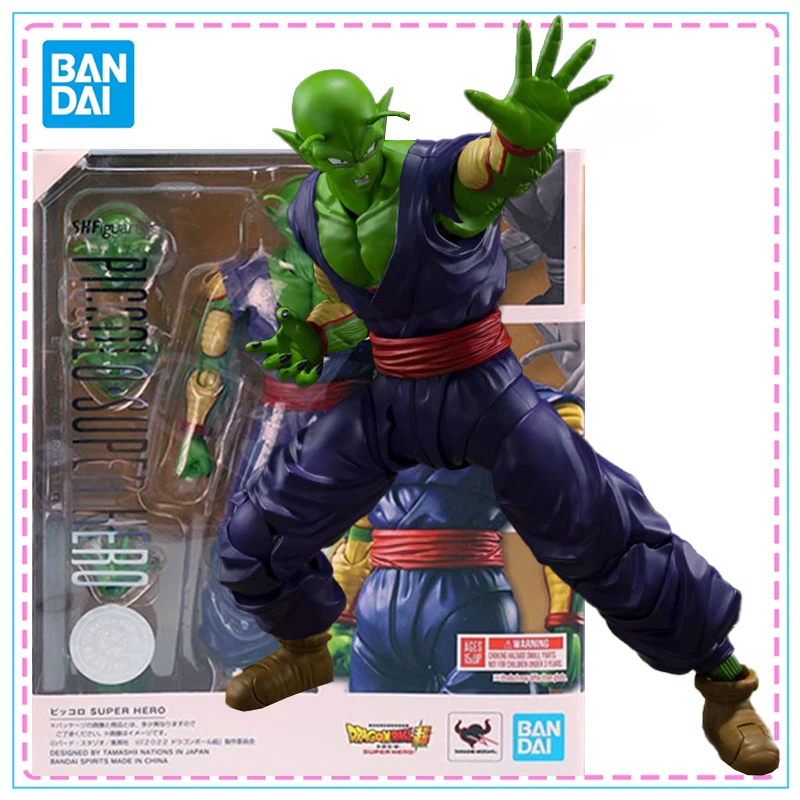 

Bandai S.H.Figure Dragon Ball Piccolo Super Hero Коллекция Фигурка Подлинный Dragon Ball Супер Модель Комплект Модель Игрушки Подарки