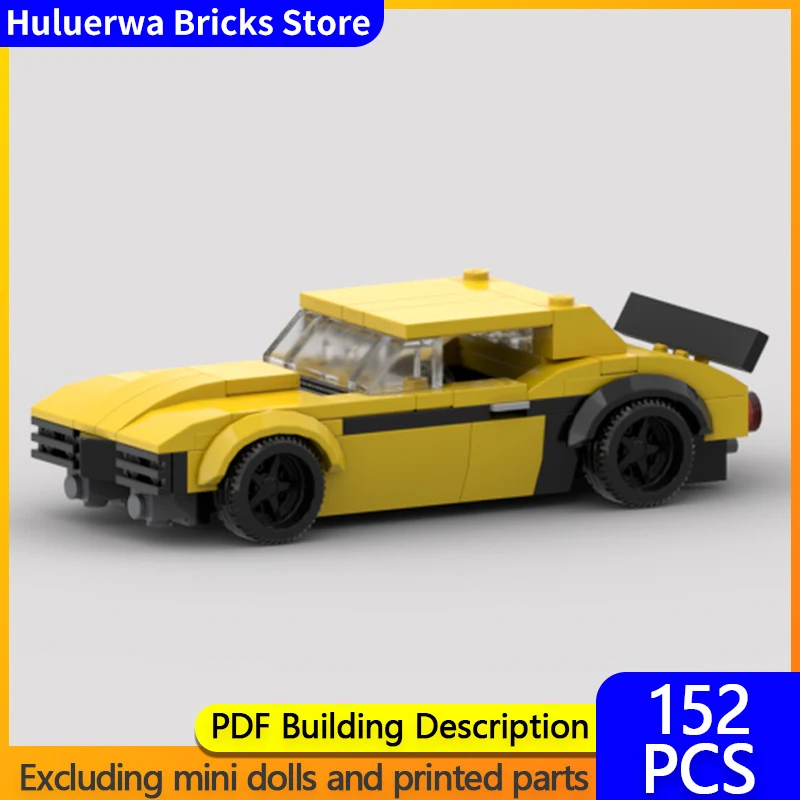 

Speed Hypercar Model MOC Building Bricks Firebird Cyberpunk Retro Hypercar Modular Technology Gifts Assemble Children Toys Suit