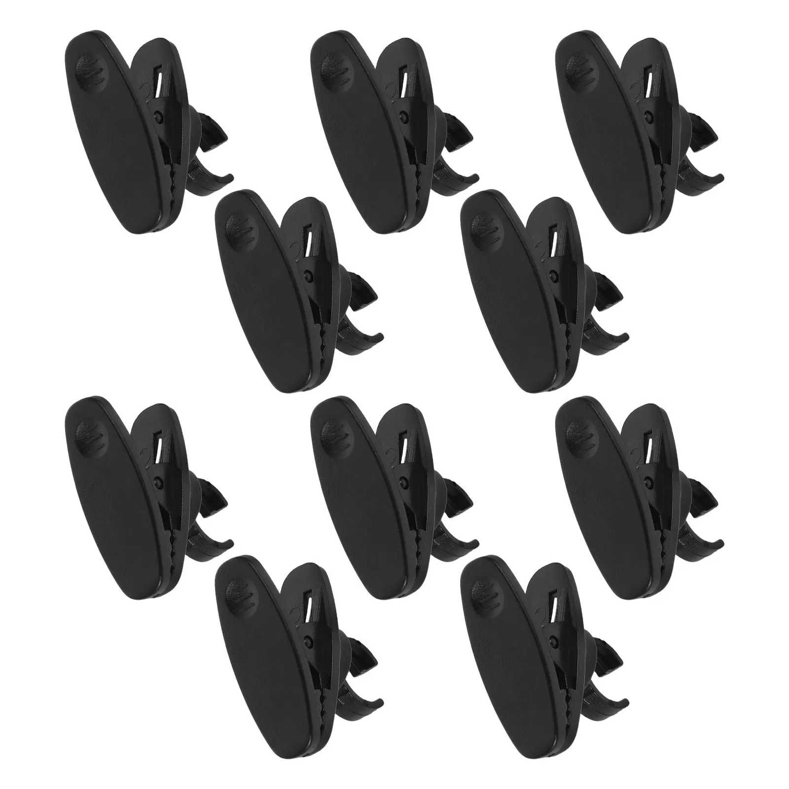 

10 Pcs Lavalier Microphone Clip Podcast Shirt for Stand Bracket Lapel Accessories