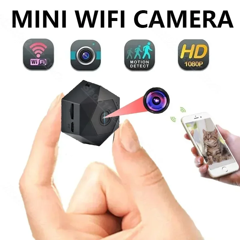 

Mini Wifi Camera HD Protection Remote Indoor Security Cam for Camcorders Video Surveillance Home Wireless Monitoring Security