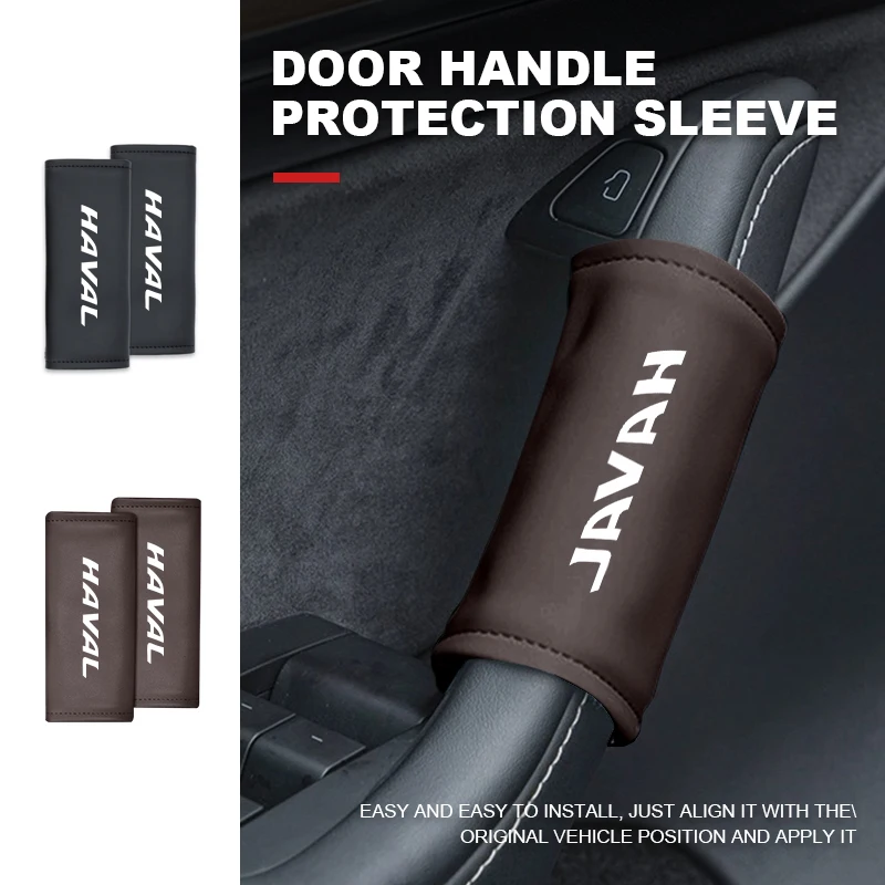 Car Door Inner Handle Protective Cover Door Handle Pad For Haval Jolion F7 H6 H1 H2 H3 H4 H5 H7 H8 H9 M4 M6 F5 F9 F7X