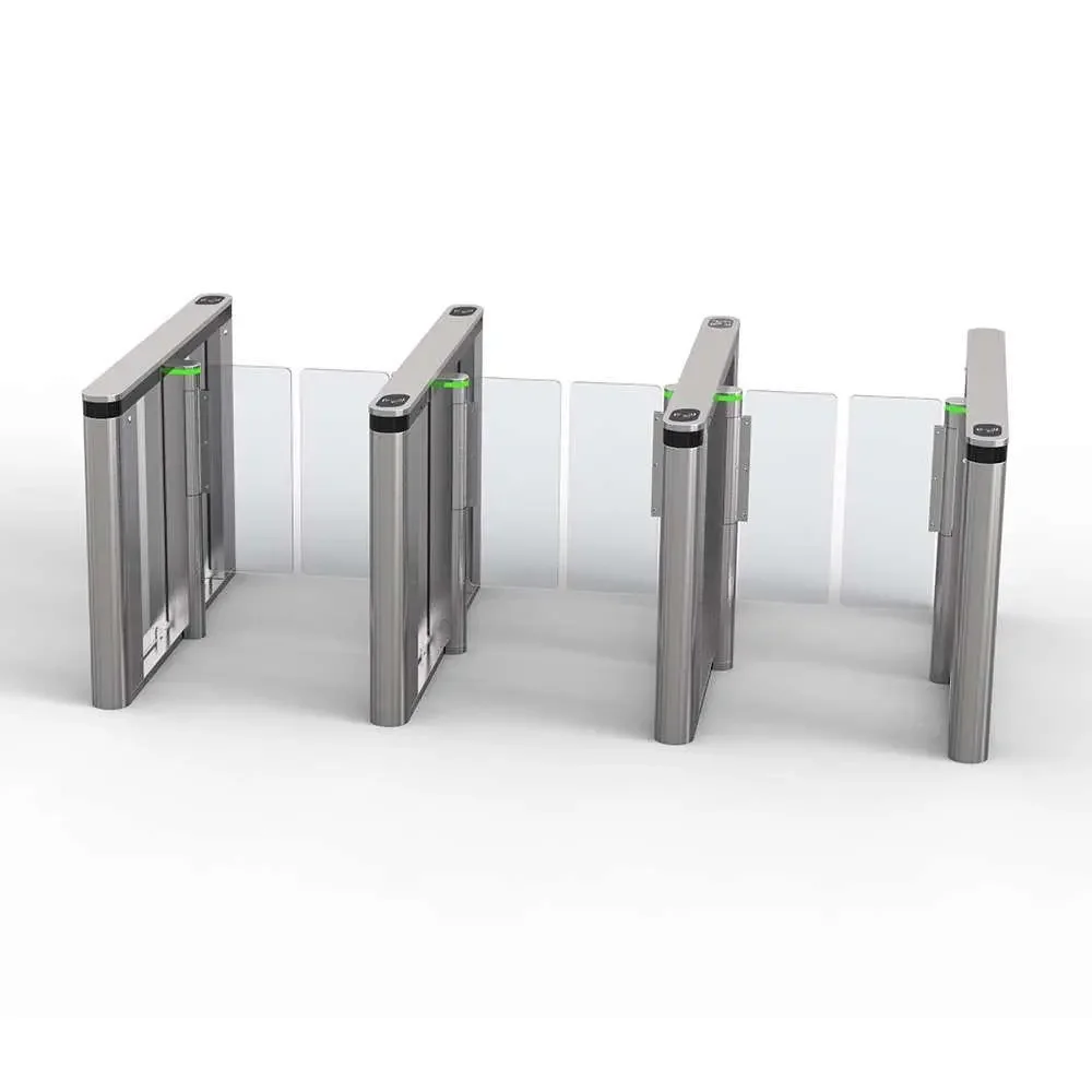 RFID スピード ゲート VIP 入口と出口スーパー オフィス ビル LED シリンダー スイング ゲート回転木戸