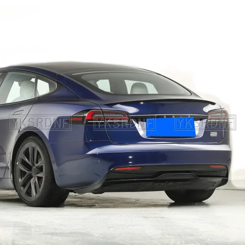 For Tesla Model S 2012-2023 high quality ABS material car tailgate primer color rear spoiler model s car trunk spoiler splitter