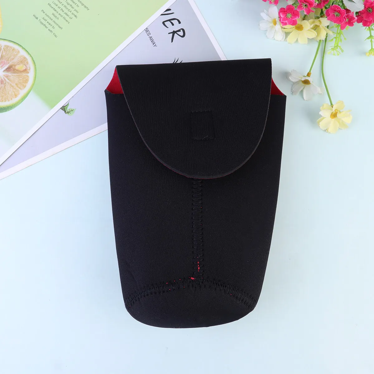2Pcs Lens Bag Diving Material Thickened Lens Sleeve Compact Lightweight Protective Case for Dslr Lenses Photography