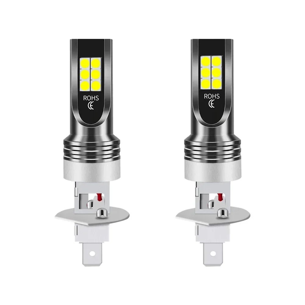 

2pcs H1 Fog Lamp Bulbs DEL H4 H3 H7 H8 H9 H11 9005 9006 LED Car Headlight 4800LM Auto Front Driving Running Light 12V 24V 80W