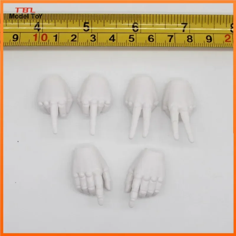 1/6 Scale Male Soldier White Three Types Hand Model for 12'' PH TBL Action Figures Body Accessory Toys