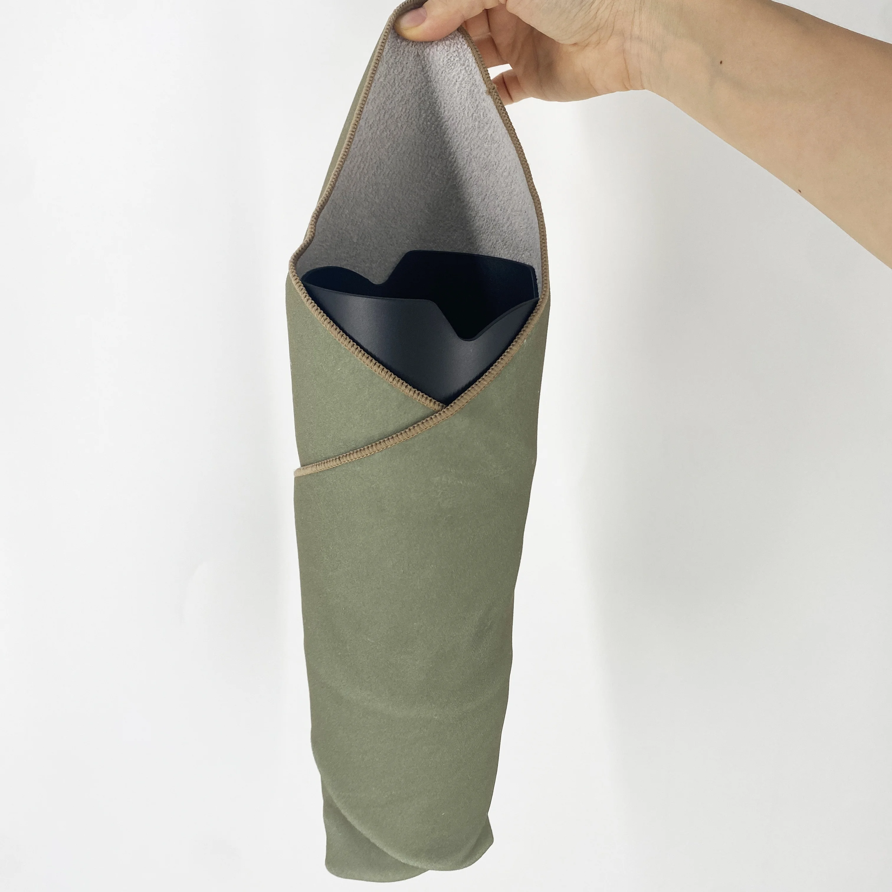 ฝาครอบกล้องป้องกันรอยขีดข่วนกระเป๋ากล้องเลนส์ผ้ามายากลมีกาวในตัว