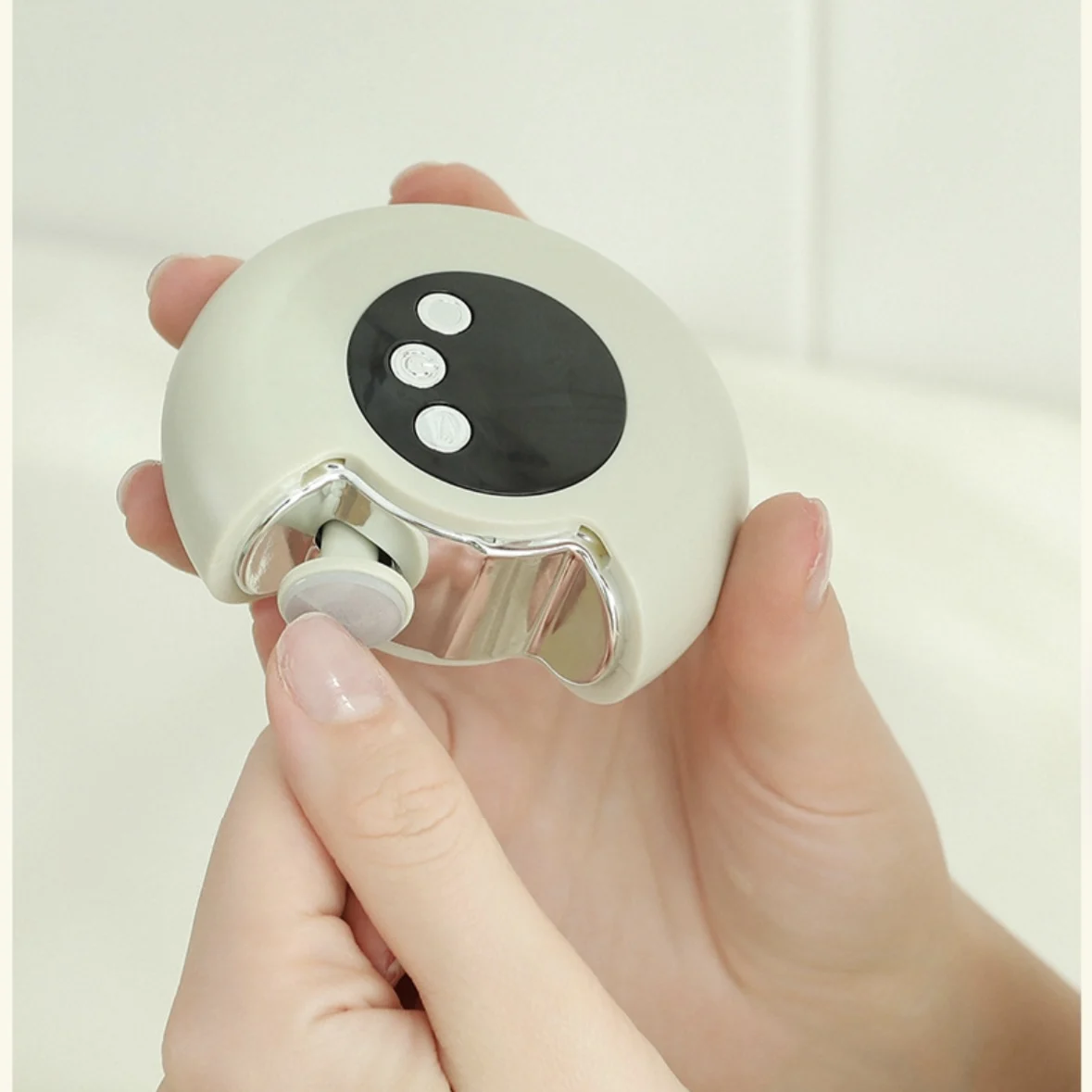 

Smart Automatic Nail Clipper 2-Speed for Fingernail Electric Nail Clippers for Baby Adults with Polishing, Light & Storage