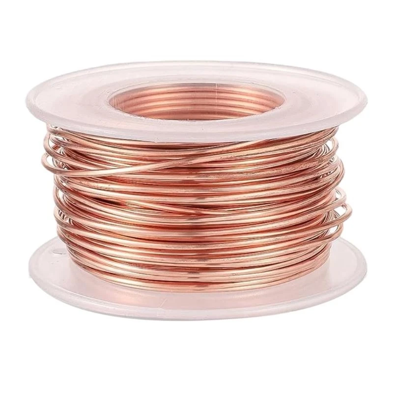 

652F 20m Electroculture Gardening Copper Wire for Vegetable Growth Air Plant Holder Flexible Vegetable Growing Copper Wire