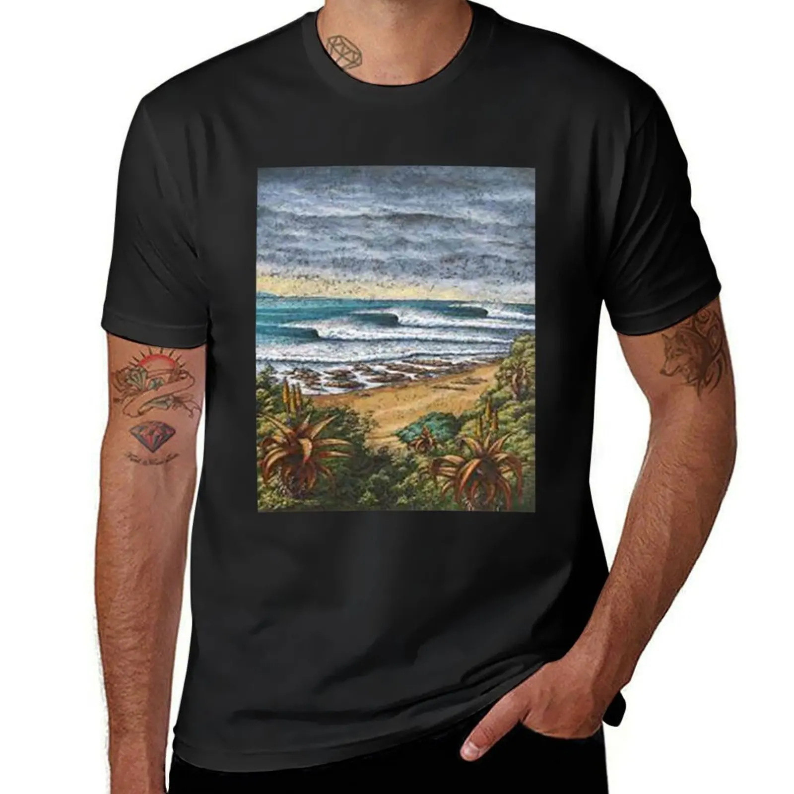 Stevokneelo - Jeffreys Bay South Africa T-Shirt sweat customs customs design your own Men's cotton t-shirt