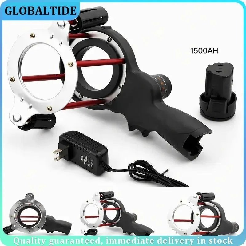 12V Air Conditioning Tape Winding Machine for AC Pipe Insulation Wrap Tool Portable Power Winder for Refrigeration Tubing and