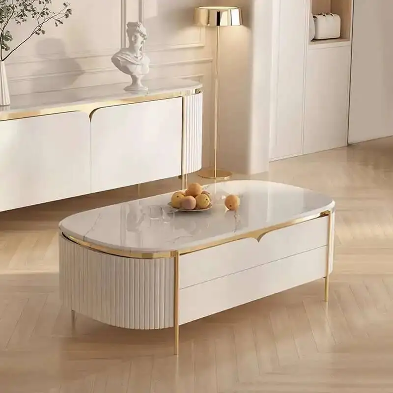 

Storage Coffee Table Space Saving Designer Drawers Italian Minimalist Japanese Side Table Designer Books Meubles Home Furniture