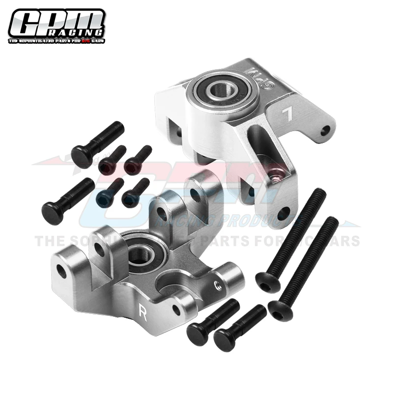 GPM 7075 Alloy Front Spindle Set For LOSI 1/8 LMT Solid Axle Monster Truck