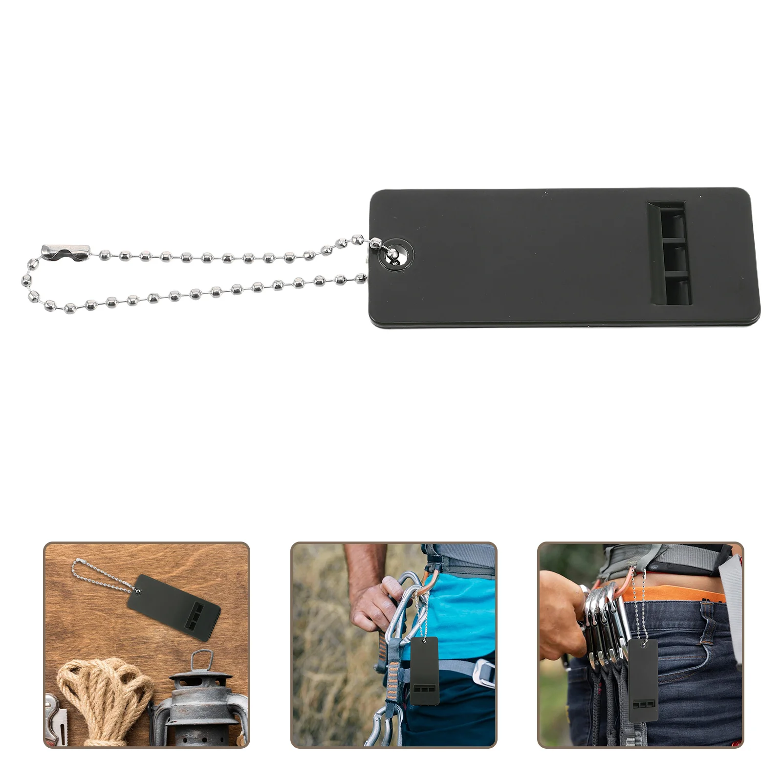 

Multifunctional Outdoor Survival Rescue Emergency Loud Crisp Safety For Hiking Camping Kayak Lightweight Durable Plastic Whistle