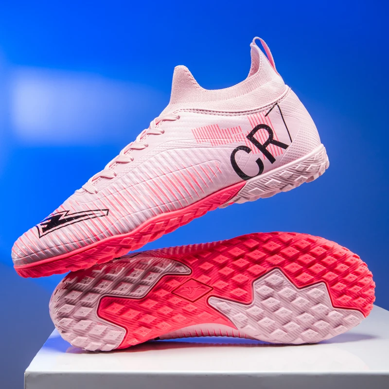 

Новые футбольные бутсы для тренировок на траве, противоскользящие легкие футбольные бутсы, мужские износостойкие повседневные спортивные туфли с высоким берцем