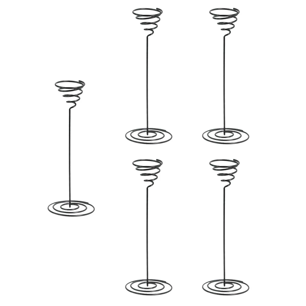 

5pcs Iron Plant Stand Rust Resistant Durable Suitable Small Tillandsia Air Plants Home Decor Plant Pot Holder