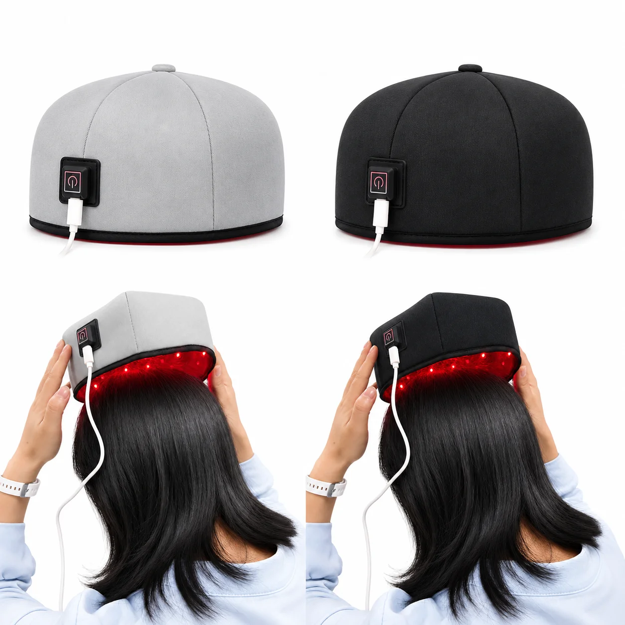 Low-level Light Therapy Cap for Hair Daily Scalp Care, Helps Follicle Vitality and the Natural Hair Growth Cycle